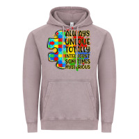 Vintage Zinc always unique totally intelligent sometimes myster Vintage Hoodie - LillyAllenDesigns