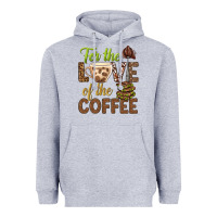 Heather Grey for the love of the coffee bbs Heavyweight Hoodie - BundleAndBundleShop