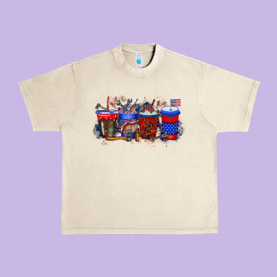 Labor Day Drink Urban Heavy Tee Designed By Racoondesign