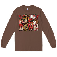 Chestnut three up three down baseball Long Sleeve Tee - Jasminsmagicworld