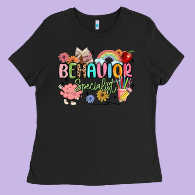 Behavior Specialist Ladies Tee Designed By Maliassmallbusiness