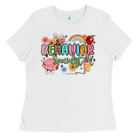 White behavior specialist Ladies Tee - MaliasSmallBusiness