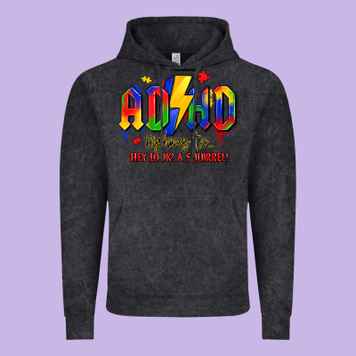 Adhd Awareness Vintage Hoodie Designed By Lillyallendesigns
