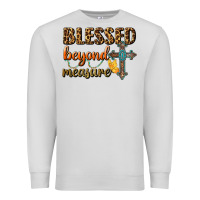 Dove Grey Blessed Beyond Measure Premium Sweatshirt - BundleAndBundleShop