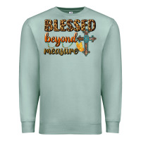 Seafoam Blessed Beyond Measure Premium Sweatshirt - BundleAndBundleShop