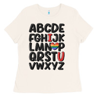 Bone pride alphabet Ladies Tee - MaliasSmallBusiness