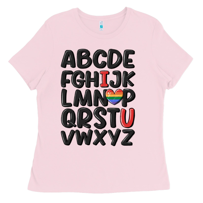 Pride Alphabet Ladies Tee by MaliasSmallBusiness | Teevron