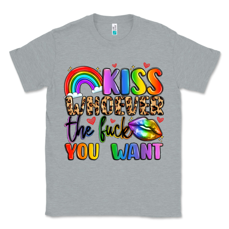 Kiss Whoever The Fuck You Want Classic Tee by LillyAllenDesigns | Teevron