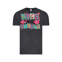 Vintage Black hugs and kisses Vintage Tee - LillyAllenDesigns