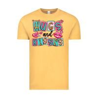 Vintage Mustard hugs and kisses Vintage Tee - LillyAllenDesigns