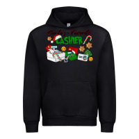 Black Santa's Favorite Cashier Urban Hoodie - LillyAllenDesigns