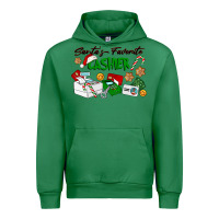 Emerald Santa's Favorite Cashier Urban Hoodie - LillyAllenDesigns