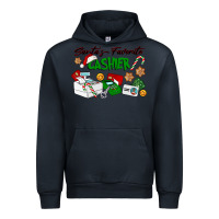 Navy Santa's Favorite Cashier Urban Hoodie - LillyAllenDesigns