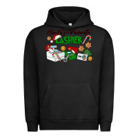 Pigment Black Santa's Favorite Cashier Urban Hoodie - LillyAllenDesigns