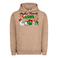 Pigment Burro Santa's Favorite Cashier Urban Hoodie - LillyAllenDesigns