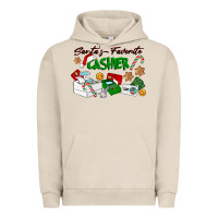 Pigment French Oak Santa's Favorite Cashier Urban Hoodie - LillyAllenDesigns