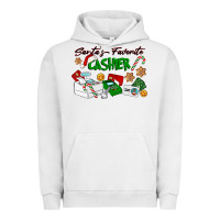Pigment Lunar Rock Santa's Favorite Cashier Urban Hoodie - LillyAllenDesigns