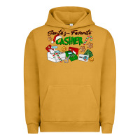 Pigment Peanut Butter Santa's Favorite Cashier Urban Hoodie - LillyAllenDesigns