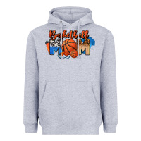 Heather Grey basketball mom Heavyweight Hoodie - FaDigitalArtStudio