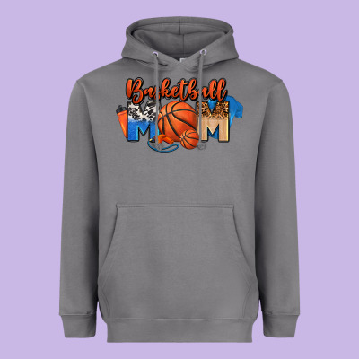 Basketball Mom Heavyweight Hoodie Designed By Fadigitalartstudio