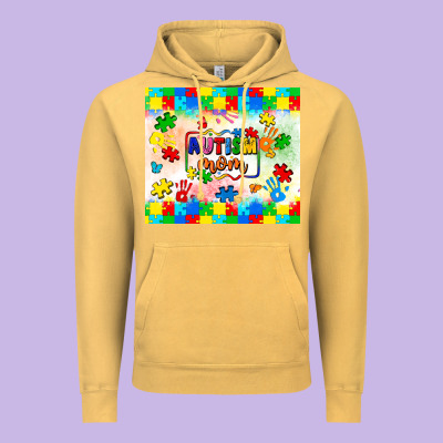 Autism Mom Vintage Hoodie Designed By Lillyallendesigns