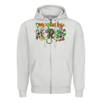 Dove Grey One lucky Nurse St. Patrick's Day Zipper Hoodie - CowGirlArtShop