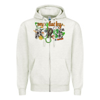 Oatmeal Heather One lucky Nurse St. Patrick's Day Zipper Hoodie - CowGirlArtShop
