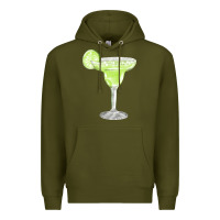 Army Green martini fa element Premium Hoodie - FaDigitalArtStudio