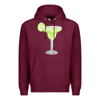 Burgundy martini fa element Premium Hoodie - FaDigitalArtStudio