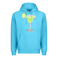 Ocean Blue martini fa element Premium Hoodie - FaDigitalArtStudio
