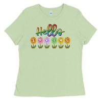 Matcha hello spring Ladies Tee - MaliasSmallBusiness