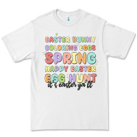 White easter bunny spring Premium Tee - MaliasSmallBusiness