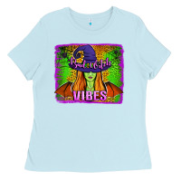 Baby Blue bad witch vibes Ladies Tee - Jasminsmagicworld