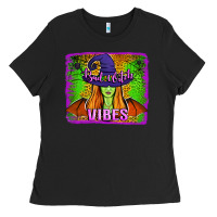 Black bad witch vibes Ladies Tee - Jasminsmagicworld