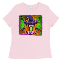 Bubblegum Pink bad witch vibes Ladies Tee - Jasminsmagicworld