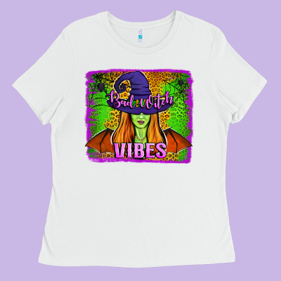 Bad Witch Vibes Ladies Tee Designed By Jasminsmagicworld