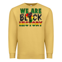 Antique Gold we are black history Premium Sweatshirt - FaDigitalArtStudio