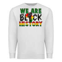 Oatmeal Heather we are black history Premium Sweatshirt - FaDigitalArtStudio