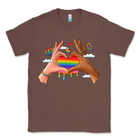 Chestnut lgbtq pride hands Classic Tee - LillyAllenDesigns