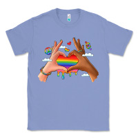 Colony Blue lgbtq pride hands Classic Tee - LillyAllenDesigns