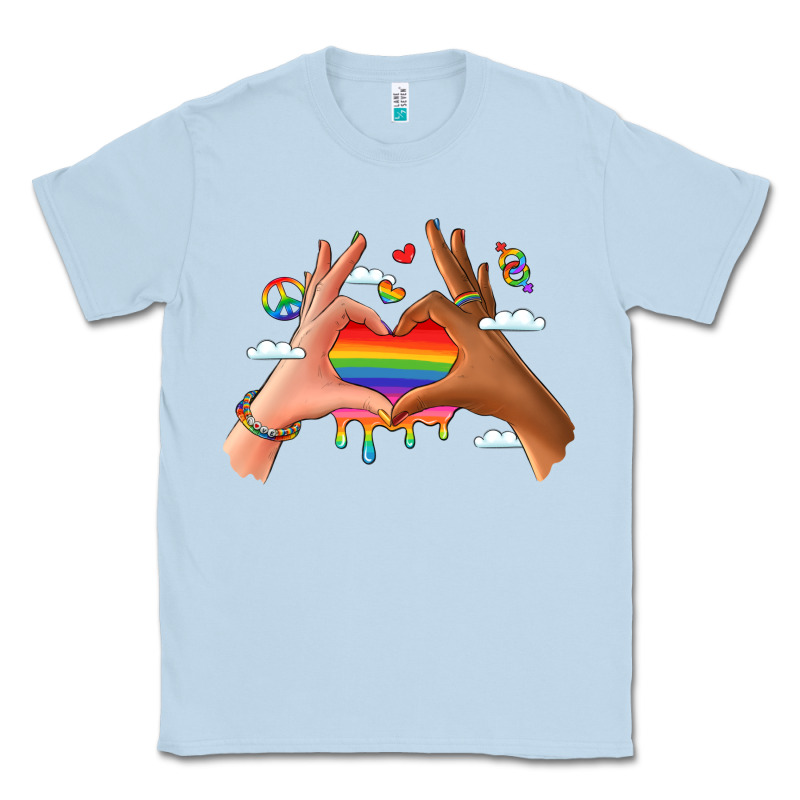 Lgbtq Pride Hands Classic Tee by LillyAllenDesigns | Teevron