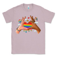 Lilac lgbtq pride hands Classic Tee - LillyAllenDesigns
