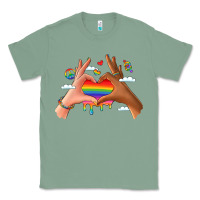 Sage lgbtq pride hands Classic Tee - LillyAllenDesigns