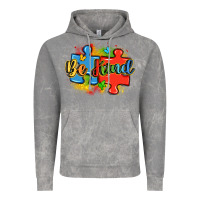 Cloud Rock be kind autism Vintage Hoodie - LillyAllenDesigns