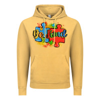 Vintage Mustard be kind autism Vintage Hoodie - LillyAllenDesigns