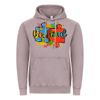 Vintage Zinc be kind autism Vintage Hoodie - LillyAllenDesigns