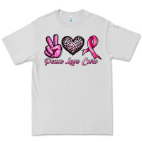 Dove Grey peace love cure Premium Tee - JahusDesignShop