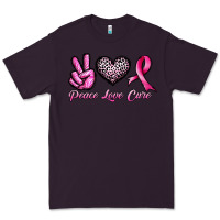 Plum peace love cure Premium Tee - JahusDesignShop