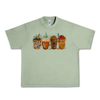 Oil Green leopard and cowhide drink Urban Heavy Tee - RacoonDesign