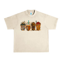 Leopard And Cowhide Drink Urban Heavy Tee | Teevron